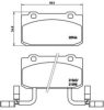 BREMBO P 23 030 Brake Pad Set, disc brake